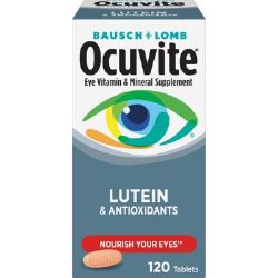 Ocuvite With Lutein Eye Vitamin & Mineral Supplement 120 Tablets
