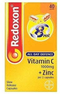 Redoxon All Day Defence Vitamin C & Zinc 1000 mg 40 Capsules