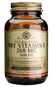 Solgar Dry Vitamin E 268 mg 50 Capsules