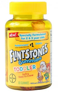 Flintstones Gummies For Toddlers 80 Gummies