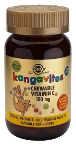 Kangavites Chewable Vitamin C 100 mg 90 Tablets