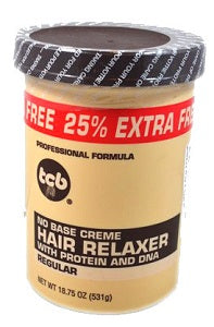 TCB No Base Creme Hair Relaxer Regular 531 g