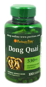 Puritan's Pride Dong Quai 530 mg 100 Capsules