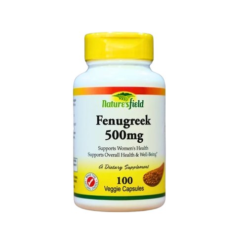 Nature's Field Fenugreek 500 mg 100 Capsules