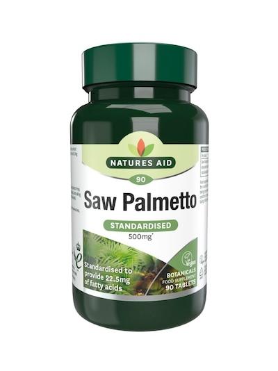 Natures Aid Saw Palmetto 90 Tablets