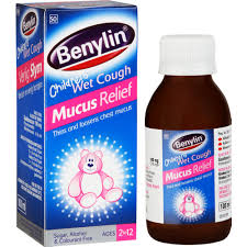 Benylin Children's Wet Cough Mucus Relief Syrup 2-12 Years 100 ml