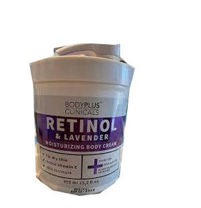 Body Plus Clinicals Retinol & Lavender Moisturing Body Cream 450 ml