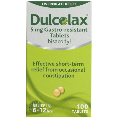 Dulcolax 5 mg 100 Tablets