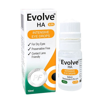 Evolve HA Intensive Eye Drops 0.2% 10 ml