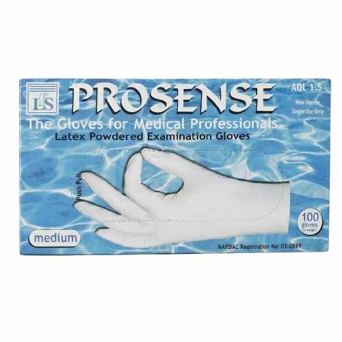 ProSense Examination Gloves x100 (Medium)