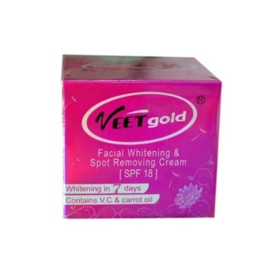 Buy Veet Gold Facial Whitening & Spot Removing Cream Vitamin C & Carrot ...
