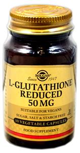 Solgar L-Glutathione Reduced 50 mg 30 Capsules