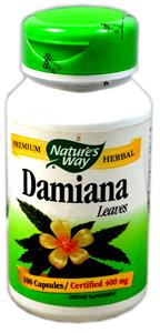 Nature's Way Damiana Leaves 400 mg 100 Capsules