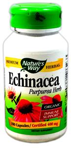 Nature's Way Echinacea Purpurea Herb 100 Capsules