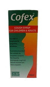 Cofex Cough Syrup For Children & Adults 100 ml