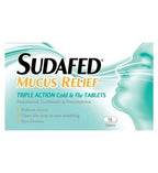 Sudafed Mucus Relief Non-Drowsy 16 Tablets