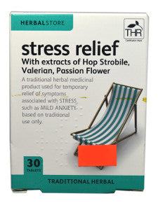 Herbal Store Stress Relief 30 Tablets