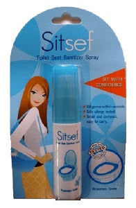 Sitsef Toilet Seat Sanitiser Spray 15 ml