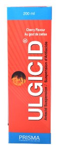 Ulgicid Antacid Suspension Cherry 200 ml
