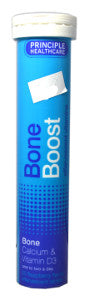 Principle Healthcare Bone Boost Raspberry Vitamins 20 Effervescents