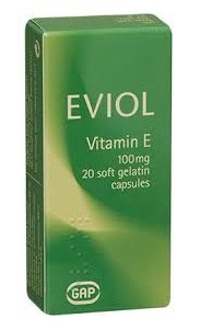 Eviol Vitamin E 100 mg 20 Capsules
