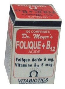 Dr Meyer's Folic Acid + B12 5 mg 100 Tablets