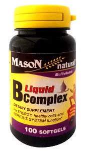 Mason Liquid B-Complex 100 Soft Gels