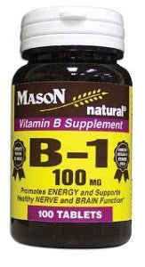 Mason Vitamin B-1 100 mg 100 Tablets