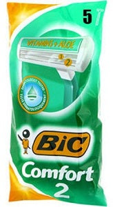 Bic Comfort 2 Razor x5