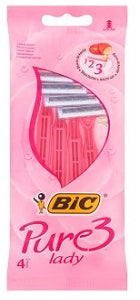 Bic Pure 3 Lady Razor x4