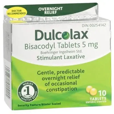 Dulcolax 5 mg Suppositories x12