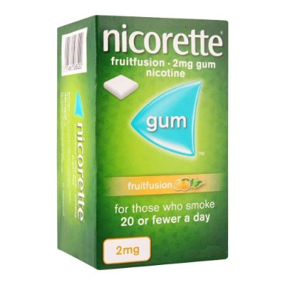 Nicorette Nicotine Gum 2 mg Fruit Fusion x105