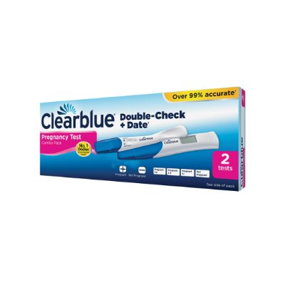 Clearblue Pregnancy Test Double Check + Date x2
