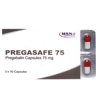 Pregasafe (Pregabalin) 75 mg 30 Capsules