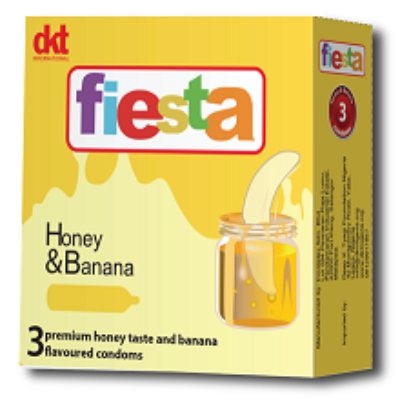 Fiesta Honey & Banana 3 Condoms