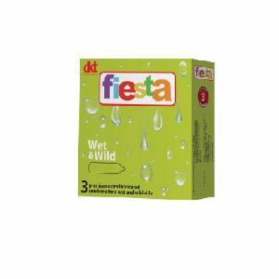 Fiesta Wet & Wild 3 Condoms