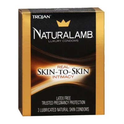 Trojan Naturalamb Real Skin To Skin Intimacy 3 Condoms