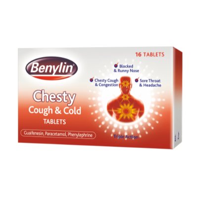 Benylin Chesty Cough & Cold 16 Tablets