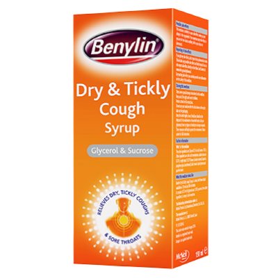 Benylin Dry & Tickly Cough Syrup 150 ml