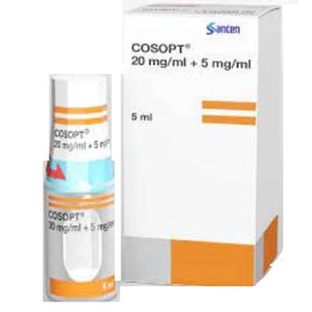 Cosopt 20/5 mg Eye Drops (Santen) 5 ml