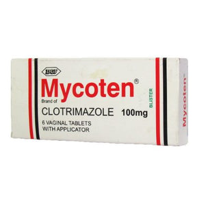 Mycoten Vaginal Tablets 100 mg x6