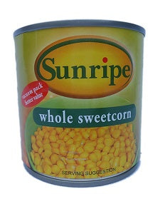 Sunripe Whole Sweetcorn 340 g x12