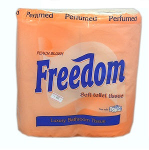 Freedom Inspiration Quilted Soft Tissue Soft Peach 4 Rolls