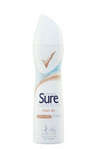 Sure Anti-Perspirant Deodorant Spray Women Linen Dry 250 ml