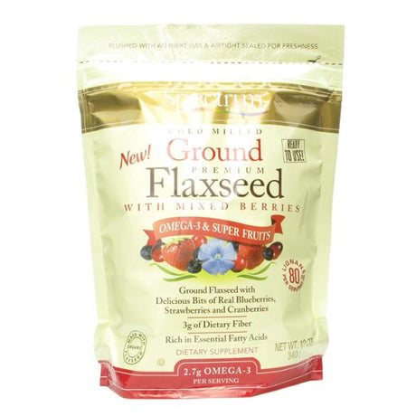 Spectrum Ground Flaxseed Omega & Fruit 340 g