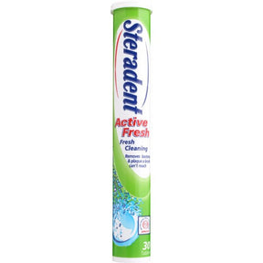 Steradent Active Fresh 30 Denture Tablets