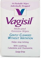Vagisil Anti-Itch Medicated Wipes x10