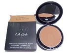 L.A. Colors Girls Pressed Powder & Puff Dark Cocoa