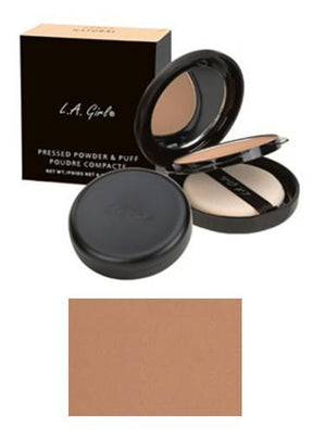 L.A. Colors Girl Pressed Powder & Puff Warm Bronze