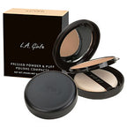 L.A. Colors Girls Pressed Powder & Puff Espresso